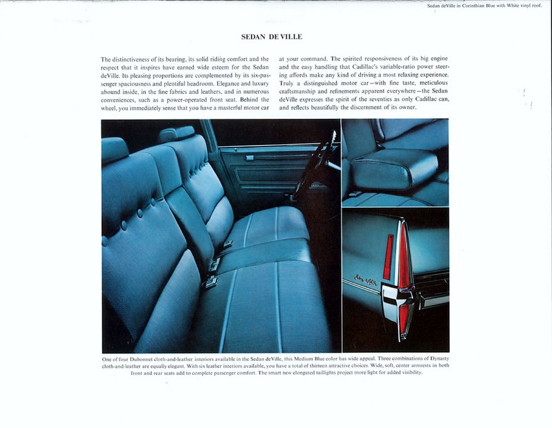1970 Cadillac Brochure Page 5